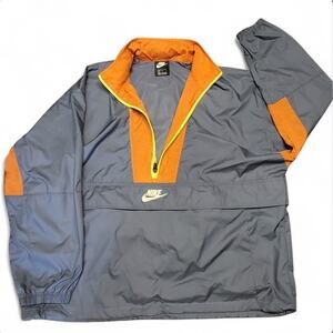 Nike Sportswear Icon Clash Women's Size Large Packable 1/2 Zip Windbreaker